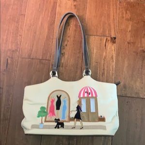 Canvas Embroidered Purse
